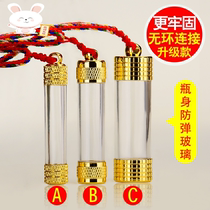 The amulet can be put on the amulet the pendant that can be put on the safe amulet the necklace the storage necklace the hollow and waterproof