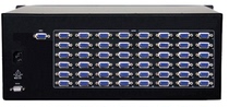 Kocratic 48-way VGA dispenser 1 minute 48 48 mouth VGA split screen 1 in 48 out of rack