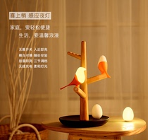 Happy tip Human body induction night light Smart bedroom entrance Feeding Housewarming new home Wedding gift LED romance
