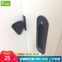 Barn door door lock lock stainless steel sliding door hanging rail door guard inter-moving door lock