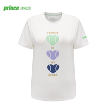 Prince Prince Tennis Suit Sport T-Shirt Children Short Sleeve Round Collar Speed Dry Girl Adult Teen Parent-child