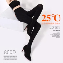  Micisty Mixi Xidi thin leg socks Womens autumn and winter strong pressure leggings 800D plus velvet thick pantyhose