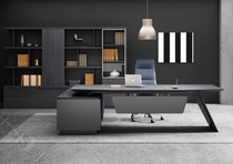 Guangdong office furniture large class desk management elite desk collar series boss table head desk new