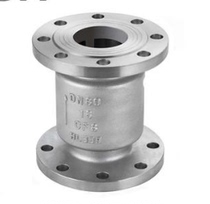 H42W-16P vertical check valve 304 stainless steel lifting backstop valve flange upright check valve