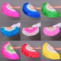 Dance Fan Bifacial Square Dance Fan Dancing Fan Seedlings Song Fan Lengthened Adult Children Dancing Fan Gradient