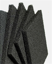 Blower polyurethane dust-proof filter black dust-proof sound-absorbing filter cotton activated carbon filter mesh sponge