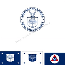 Flag of the US Department of Commerce Banner Flag Various sizes can be set to be ordered
