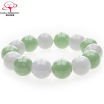 Hao 8 Impression K3372 Emerald Bracelet Bracelet Bean Green Purple Bead Chain Myanmar Jade Stone Natural A Cargo Jewelry Men