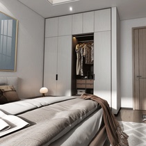 Rabbit baby flagship store Simple modern whole wardrobe custom dresser wardrobe one-piece whole house custom furniture