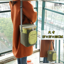 Korean version of the bag tote bag new personality boys lunch box bag primary school students simple lunch bag can crossbody back girl