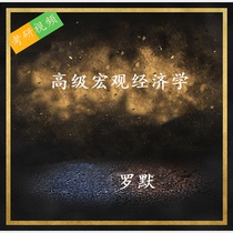 Romer Advanced Macroeconomics Postgraduate Entrance Examination Video Tutoring and Intensive Lecture Course Video Materials