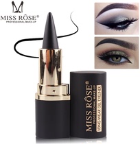 European and American makeup full matte black tube black eyeliner waterproof net red