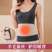 Seamless Warm Vest Woman Autumn Winter Wool Silk Harness Inside the Dega suede waistcoat The inside lap of the undershirt