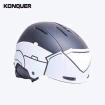 Konquer Mammoth Extreme Children Winter Ski Safety Warm Cold and Comfortable Helmet Helmet Iron Man Modeling