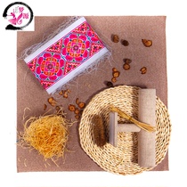 Ethnic lace cross-stitch embroidery embroidery Miao embroidery machine embroidery piece Minority clothing processing embroidery strip accessories