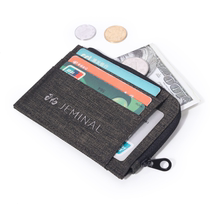  Japan and South Korea mens card bag youth small and simple large-capacity zipper ultra-thin card cover drivers license drivers license bag