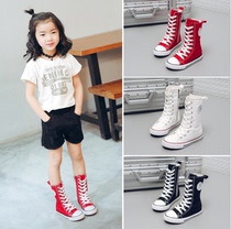 Photo studio childrens photography props shoes Childrens canvas shoes High mens shoes board shoes sneakers baby girls cloth shoes autumn