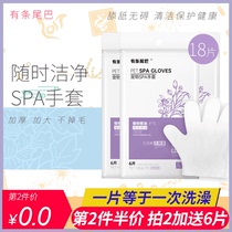 Cat-free gloves-free gloves Puppy bath Deodorized cleaning wet towels Pet Dry Wash bath Supplies are free of water 6 sheets