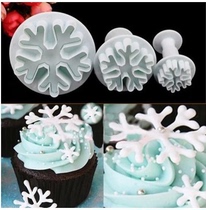 Clay Colour Clay Soft Pottery Cake Buns DIY Tool Snowflake Spring Press Die Turning Sugar Mold Press Film