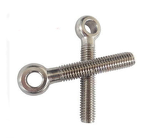 Stainless steel hanging ring live joint screw live connection with hole bolt M8M10M12M14M16M20 hanging ring fish eye bolt