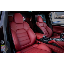 Urumqi custom-made car bag leather seat interior roof refurbished modified fur ventilated custom door panel color change
