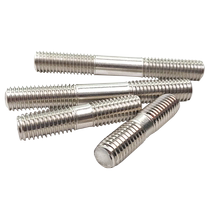 304 stainless steel double head screw connecting rod double head tooth bolt screw stud m5 * 200