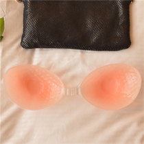  Silicone invisible bra chest stickers Wedding dresses gathered thickened non-slip upper breast stickers Beauty back strapless seamless underwear