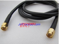 SYV 50-3 all copper coaxial cable to SMA double male head (inner screw inner needle inner screw inner needle) 2 meters long