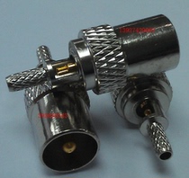 RF antenna plug pure copper TV plug cable TV 9 5 Male-1 5 crimping TV RF plug