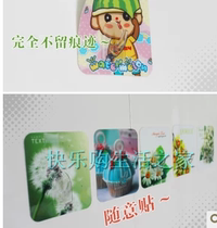 Cute cartoon powerful no-mark hook can be repeated with no left trace stick hook magic sucker stick hook hanger