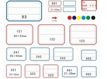 Self-adhesive pick-up labels