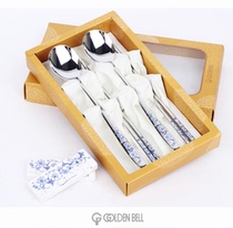 South Korea Original Imported Cutlery Suit Stainless Steel Chopsticks Spoon Chopstick Spoon Suit 2 pieces