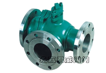 Monarchs Q44F Q45F cast steel flange three-way ball valve three-way flange ball valve L type T