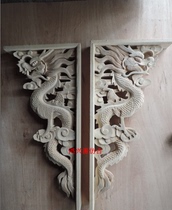 Dongyang wood carving antique doors and windows cow leg beam flower lattice screen partition ceiling line decal background wall manufacturers