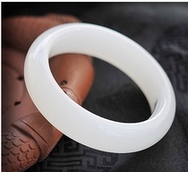 Natural Afghanistan 5AAA Afghan jade bracelet white jade bracelet bracelet direct factory outlet