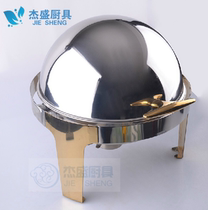 Special price: buffet stove stainless steel gilded foot dining stove Alcohol stove Buffy stove round full flip
