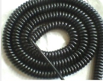 Spiral cable spring power cord PU spring wire spring wire 4 core 2 5 square does not stretch 1 meter