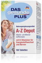 Das gesunde Plus A-Z Adult Multivitamin 100 Tablets