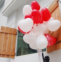 Photo studio shooting location decoration props Valentines Day proposal balloon colorful bar banquet decoration heart-shaped balloon