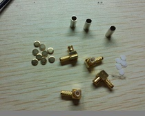 MCXJW-C-1 5-bend crimping 1 5-connected Q2 5MM wire full copper gold-plated MCX male Bend