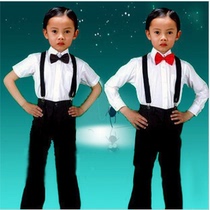 Childrens performance clothing chorus clothing host clothing long and short sleeve pants