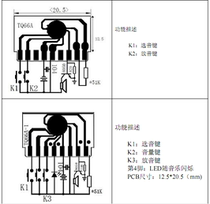 Eight chords 16 first doorbell positive trigger TQ66A DAC output can be connected to an external amplifier