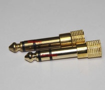 Beiqiao P527 6 5 turns 3 5 conversion head 6 35 big three core Revolution 3 5 female microphone computer audio adapter