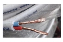Wire and cable 2 5 square 2 core soft sheath wire RVV 2*2 5 signal line power cord pure copper