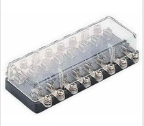 6-way glass fuse holder tube multi-channel fuse holder current 6-way safety seat