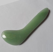 Promotion Natural green Tanglin jade beauty massage stick Scraping plate Face dial meridian stick Eye acupuncture stick Dial tendon stick
