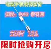 6X30 Induction cooker glass fuse TUBE wire 5*20MM 12A 15A 10A 12 5A 250V WITH PIN