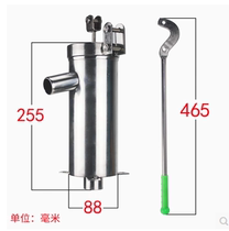 Hand-cranked stainless steel water pump manual pressure pump pumping agricultural well head pump hand pump household water Press Machine