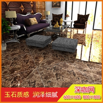 Living Room Bedroom Floor Tiles Full Throw Glazed 600800 Interior Restaurant Hall floor Brick Background Wall Deep Café