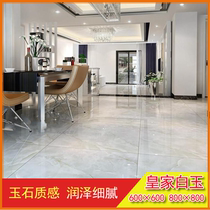 Living Room Bedroom Floor Tiles Full Throw Glazed 600800 Interior Restaurant Hall floor Brick Background Wall Royal White Jade